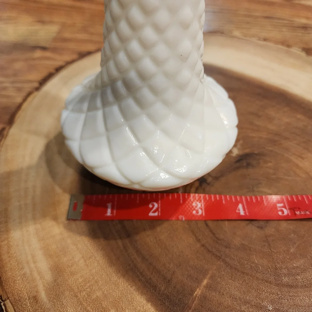 Vintage Milk Glass Bud Vase
